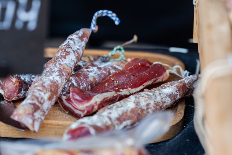 Nduja and Honey pizza with spicy spreadable salami