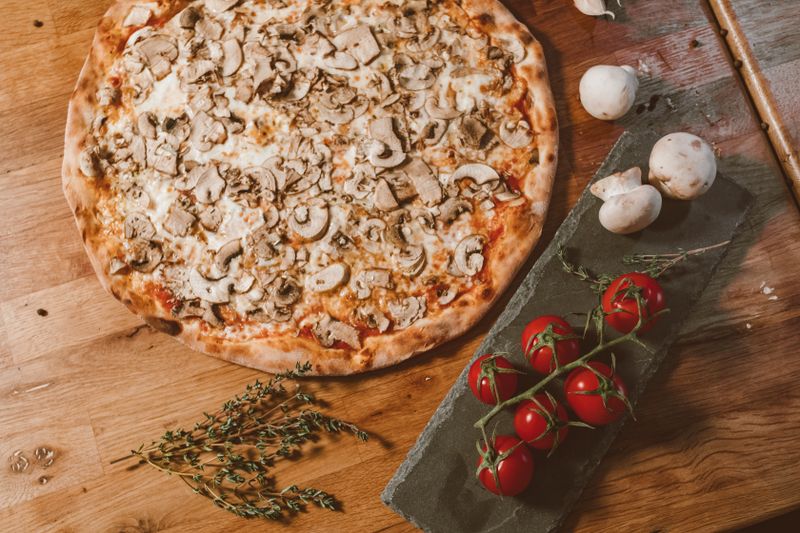 Diavola pizza with spicy Calabrian salami